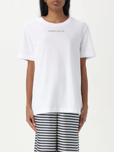 's Max Mara T-shirt  Woman Color White