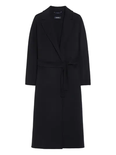 's Max Mara Tailored Belted Coat In Black