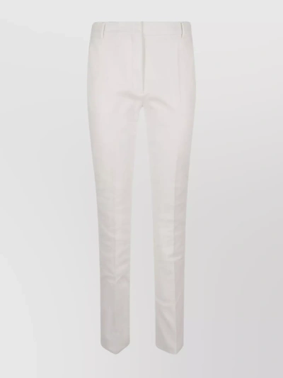 's Max Mara Tailored Front Crease Trousers In White