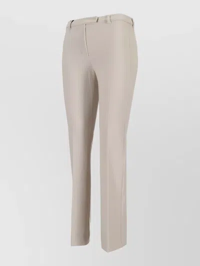 S Max Mara Tailored Long Pants Belt Loops Pockets