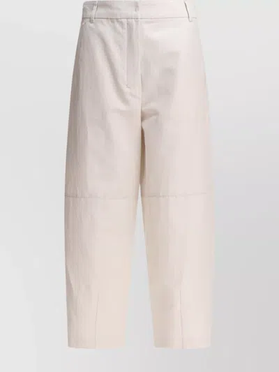 's Max Mara Tailored Trousers With Back Pockets And Front Pleats In Beige
