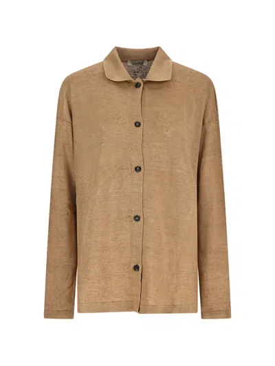 's Max Mara Textured Button-up Cardigan In Brown