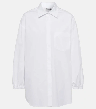 's Max Mara Timeo Cotton Shirt In White