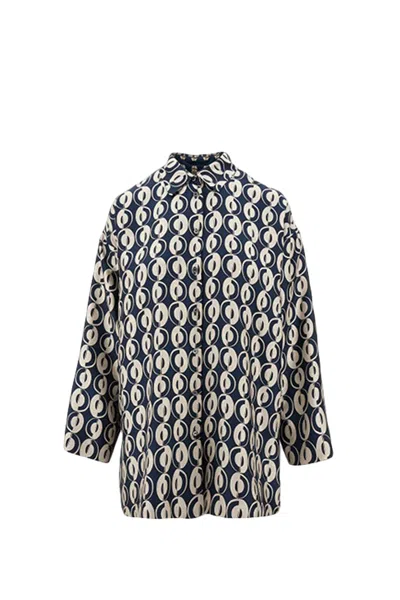 's Max Mara Timeshirt Shirt In Navy-beige