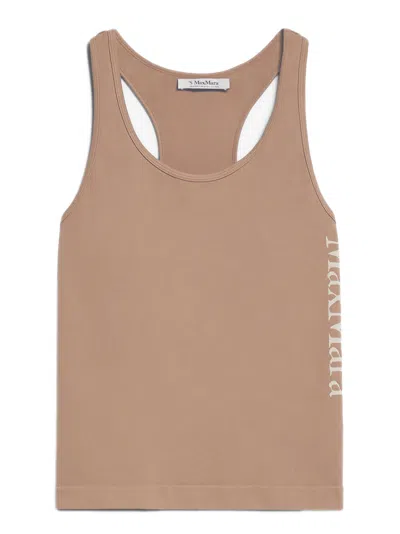 's Max Mara S Max Mara 'fortuna' Sleeveless Top With In Brown
