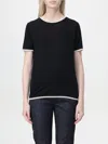S Max Mara Egidio T-shirt In Virgin Wool In 黑色 1