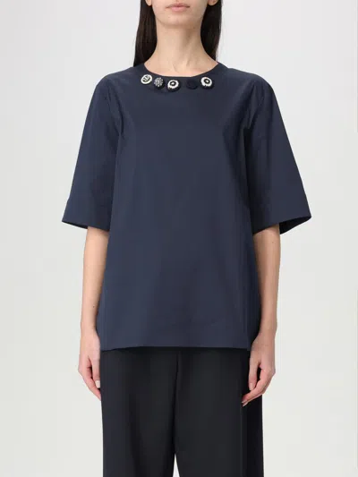 's Max Mara Top  Woman Color Navy