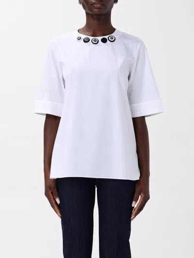 's Max Mara Top  Woman Color White