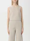 's Max Mara Top  Woman Color Yellow Cream In 奶油黄