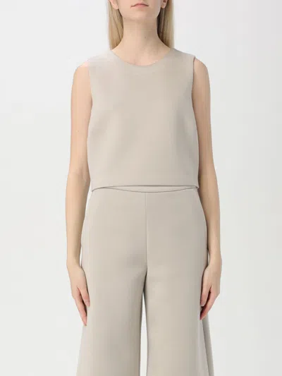 's Max Mara Top  Woman Color Yellow Cream In 奶油黄