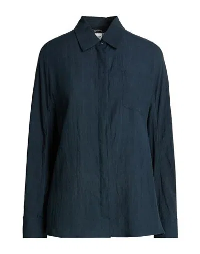 S Max Mara Tops & Tees - Shirts In White - Midnight Blue