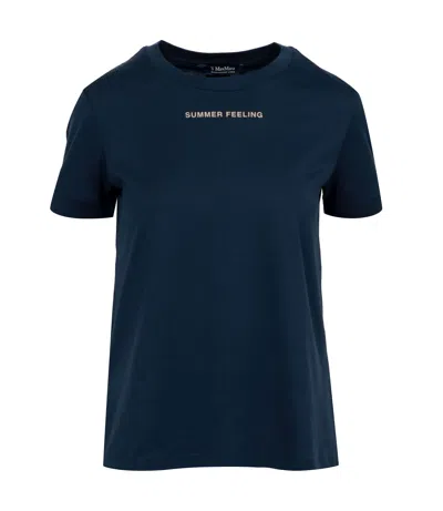 S Max Mara T恤和polos Blue