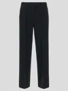 S Max Mara Cady Trousers With Metal Ring Belt