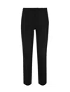 S Max Mara Conico High Waist Straight Leg Trousers In Black