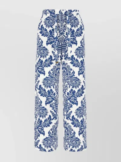 S MAX MARA TROUSERS COTTON ALL-OVER PRINT