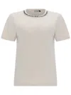 S Max Mara Tshirt Bingo In Neutral
