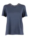 S Max Mara T-shirt Bingo In Blue