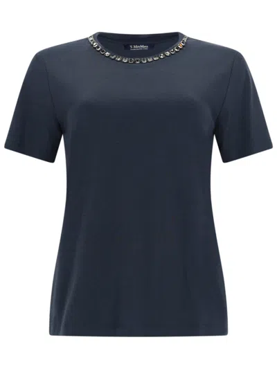 S Max Mara Tshirt Bingo In Blue