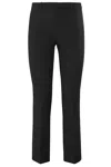 S Max Mara Cotton Blend Trouser In Black