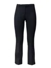 S Max Mara Cotton Blend Trouser In Blue
