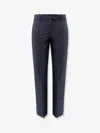S Max Mara Umanita Cotton Blend Trousers In Blue