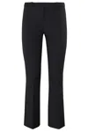 S Max Mara Cotton Blend Trouser In Midnightblue