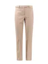 S Max Mara Felice Stretch Cotton Trouser In Beige