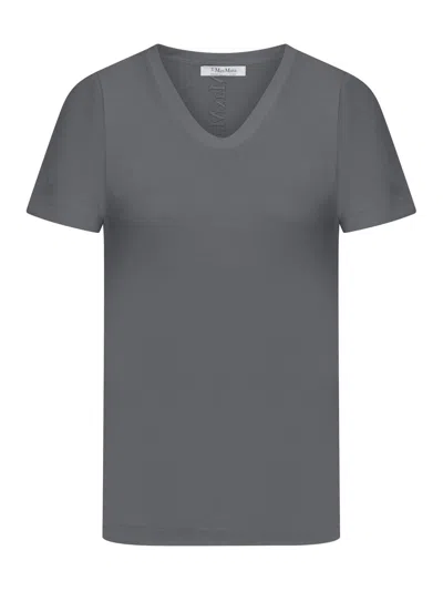 's Max Mara V-neck Crewneck T-shirt S Max Mara In Grey