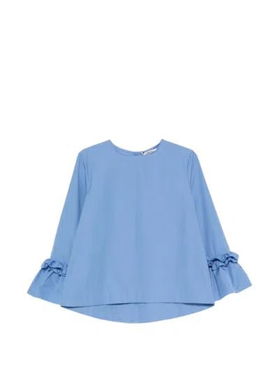 S Max Mara Valzer Blouse In Blue