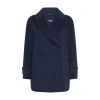 's Max Mara Vania Wool Double Breasted Short Coat In Blue