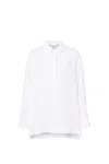 's Max Mara Linen Canvas Shirt In White