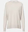 S Max Mara Verona Wool Sweater In White