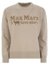 S Max Mara Women's Veronica - Wool And Cashmere Crew-neck Sweater In Beige