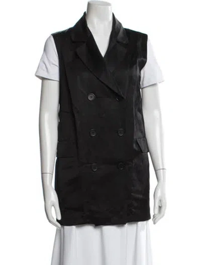 Pre-owned S Max Mara Vest In Blue