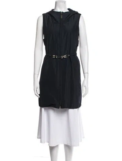 Pre-owned S Max Mara Vest In Blue