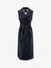 's Max Mara Greta Belted Denim Maxi Dress