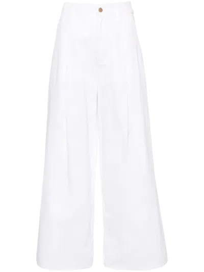 's Max Mara Vincent Wide-leg Trousers In White