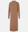 S Max Mara Vincita Wool And Cashmere Sweater Dress In Beige