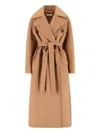 S Max Mara Poldo Virgin Wool Wrap Coat