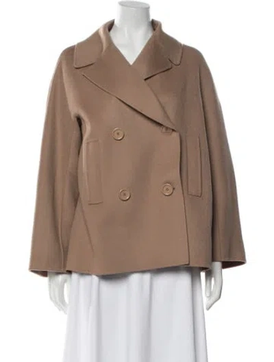 Pre-owned S Max Mara Virgin Wool Blazer In Neutrals