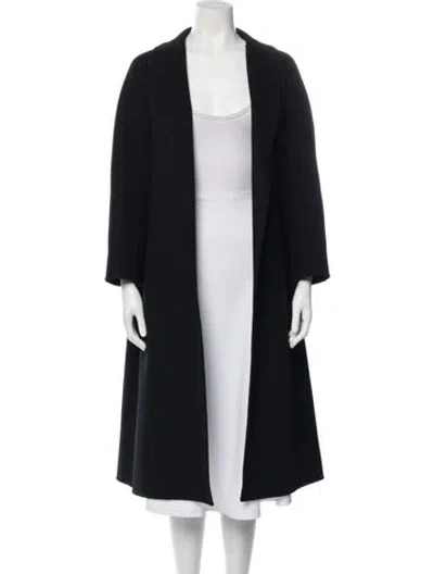 Pre-owned 's Max Mara Virgin Wool Coat In Blue