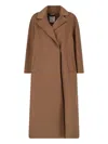 S Max Mara Virgin Wool Coat In Multi