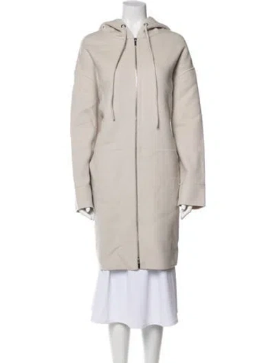 Pre-owned S Max Mara Virgin Wool Coat In Neutrals