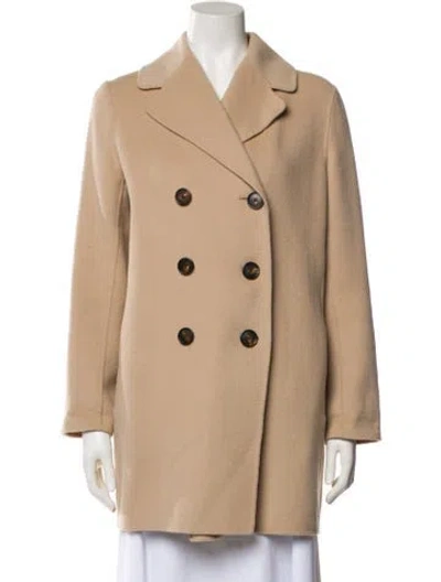 Pre-owned 's Max Mara Virgin Wool Coat In Neutrals