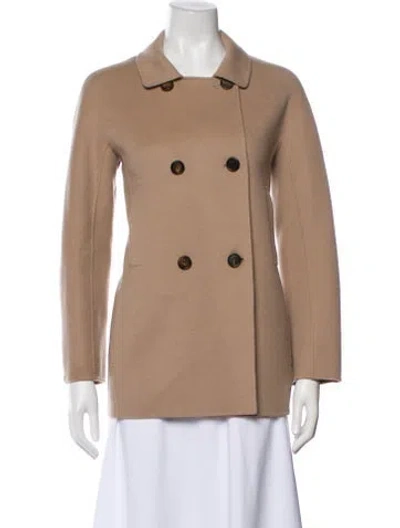 Pre-owned 's Max Mara Virgin Wool Coat In Neutrals