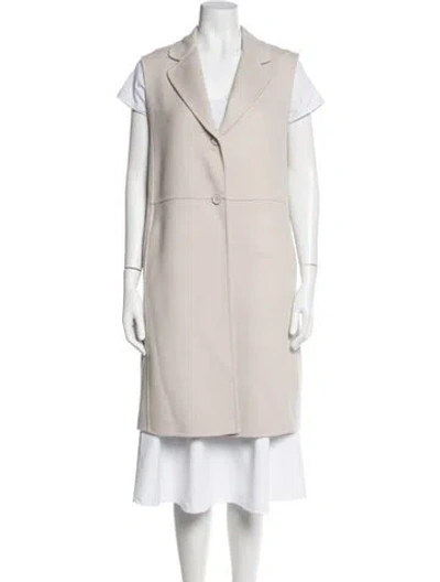 Pre-owned S Max Mara Virgin Wool Coat In Neutrals