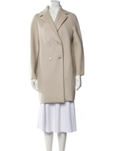 Pre-owned S Max Mara Virgin Wool Coat In Pink