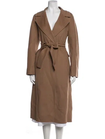 Pre-owned S Max Mara Virgin Wool Jacket W/ Tags In Brown
