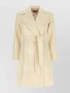 S Max Mara Virgin Wool Single-breasted Coat In Neutral