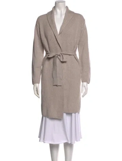 Pre-owned 's Max Mara Virgin Wool Sweater In Neutrals
